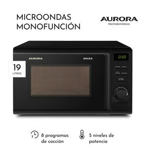 Microondas Aurora 19 Litros RUPHA 20.2N