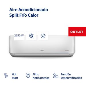 Aire Acondicionado Split Frío/Calor BGH 2300F 2650W BS26WCAT OUTLET