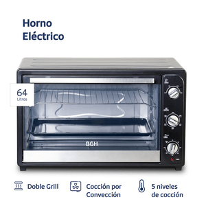 Horno Eléctrico BGH 64 litros BHE65M19N