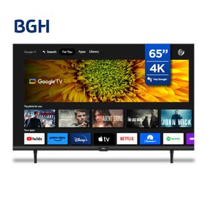 Smart TV UHD 4K 65" BGH Google TV B6524US6G