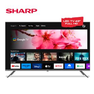 Smart TV LED 43" Full HD SHARP GOOGLE TV 2T-C43FG6L