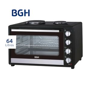 Horno Eléctrico con Anafe BGH 64 Litros BHE64M20AN OUTLET