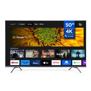 Smart TV UHD 4K 50" BGH GOOGLE TV B5023US6G