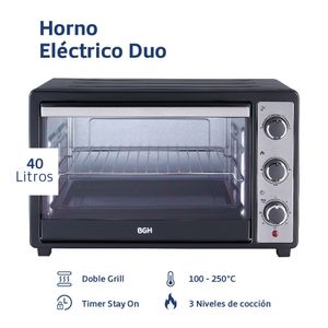 Horno Eléctrico BGH 40 litros DUO BHE40M23N