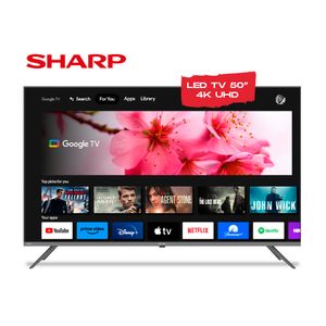 Smart TV UHD 4K 50" SHARP GOOGLE TV 4T-C50FL6L