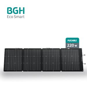 Panel Solar Plegable Bifacial 220W Portátil